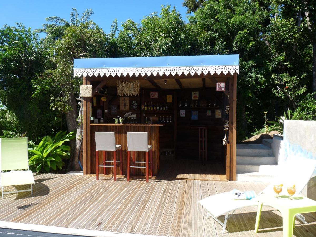 Bungalow La Tortue Bleue 波尔兰特 外观 照片